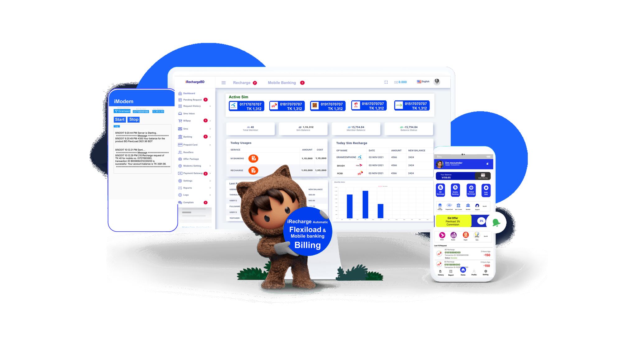 iRecharge Dashboard